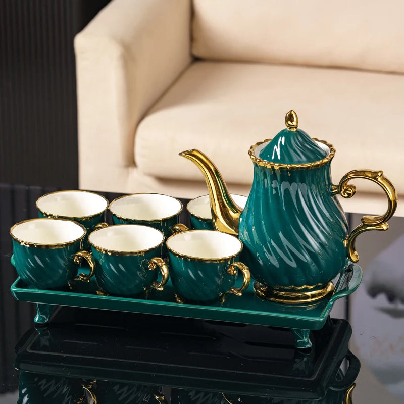 Coffee Cup and Tray Set
