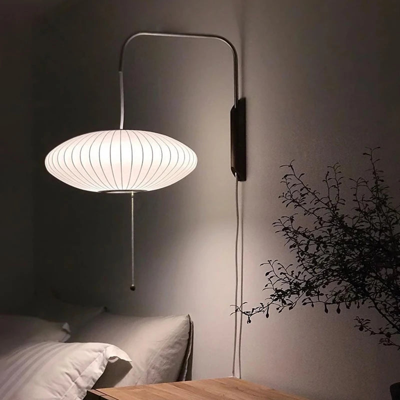 Modern Italian Silk Wall Lamp