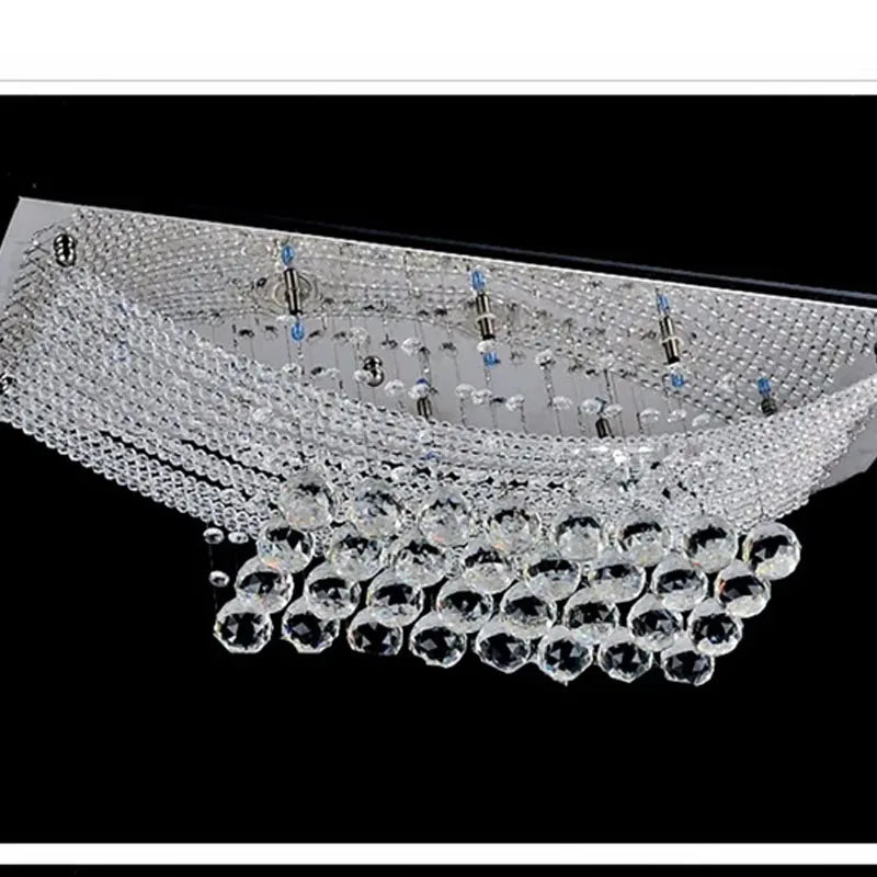 K9 Crystal Rectangular Chandelier