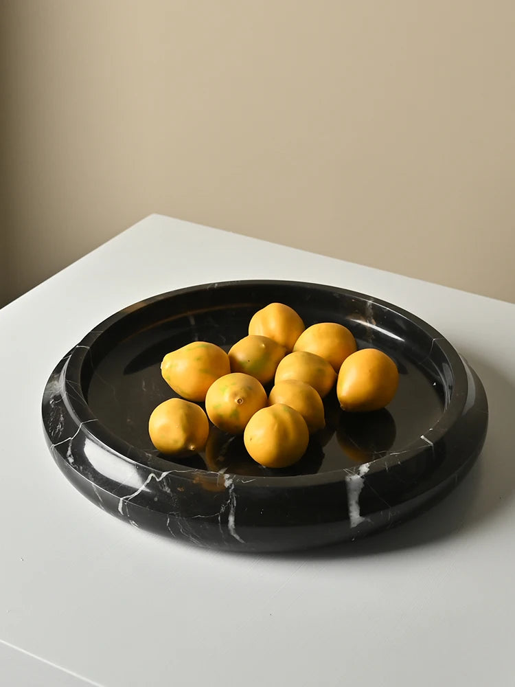Natural Marble Serving Tray for Coffee