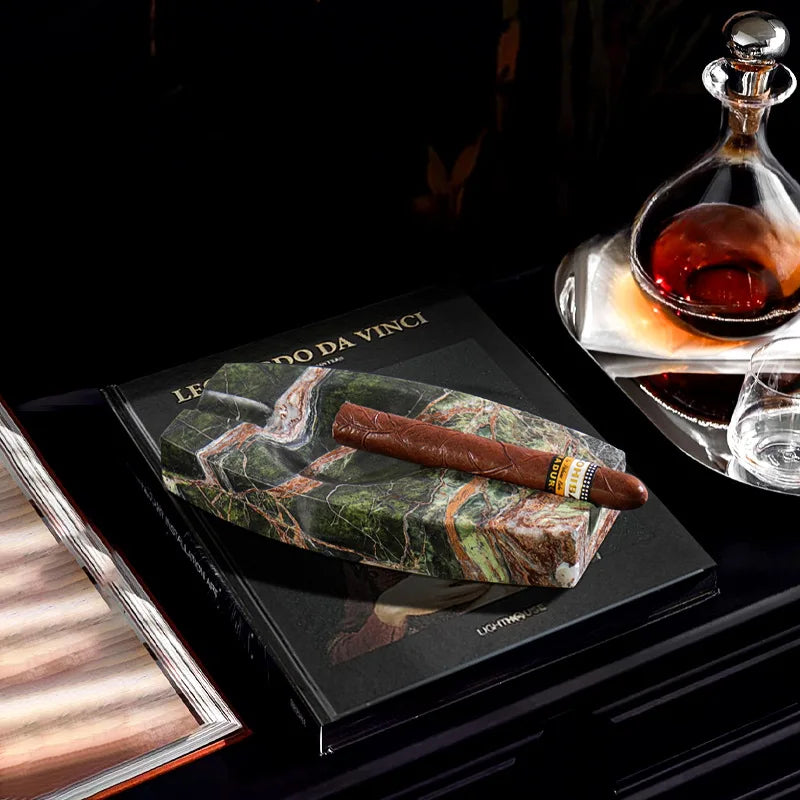 Natural Marble Cigar Ashtray