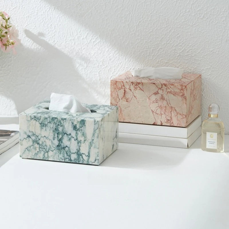 Nordic Marble Tissue Box
