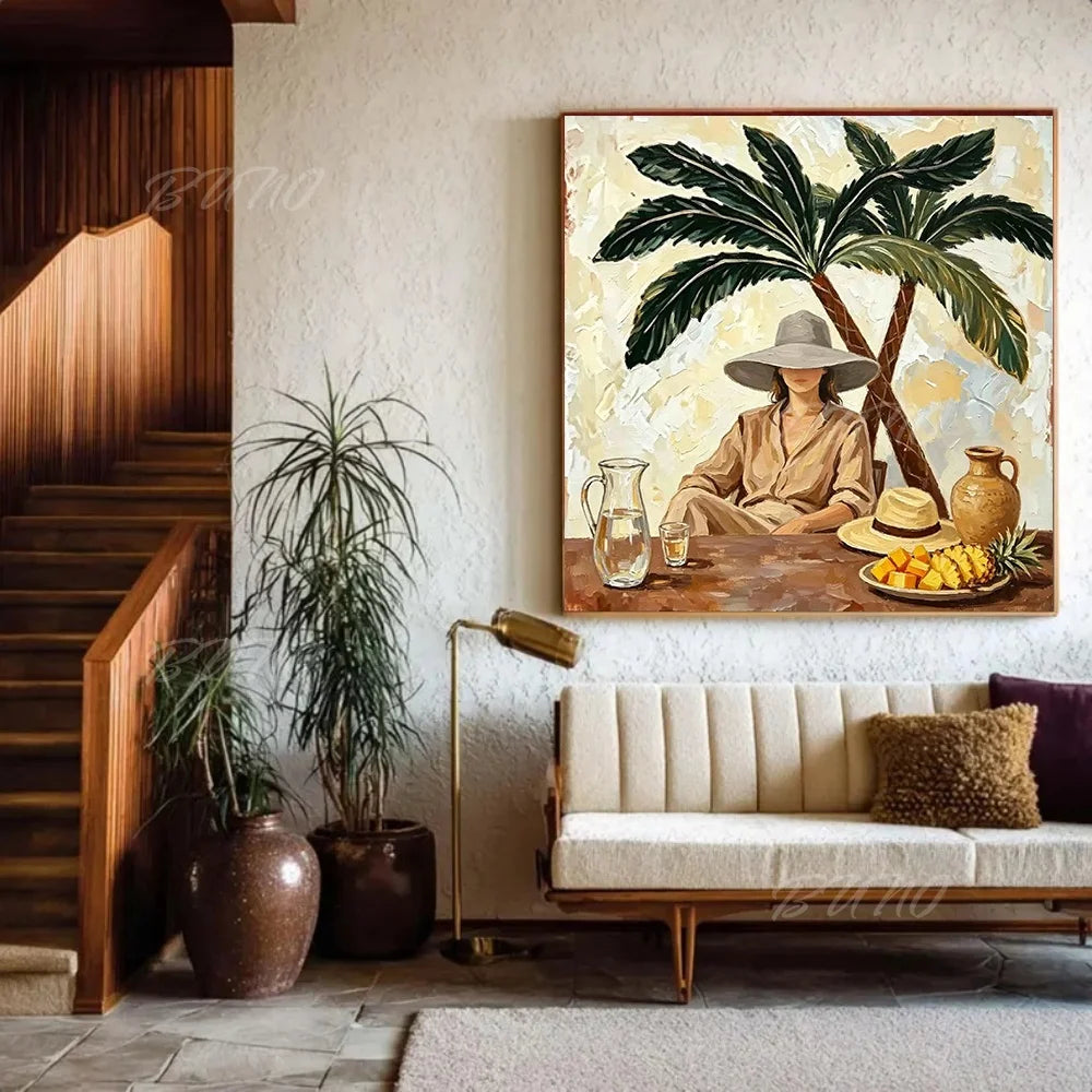 Modern Lady Figure Painting