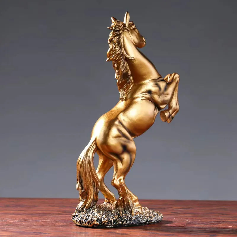 Victory Horse Resin Statue