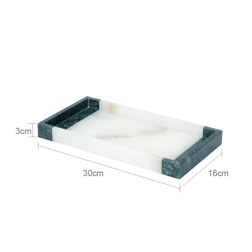 Indian Green Onyx Bath Set
