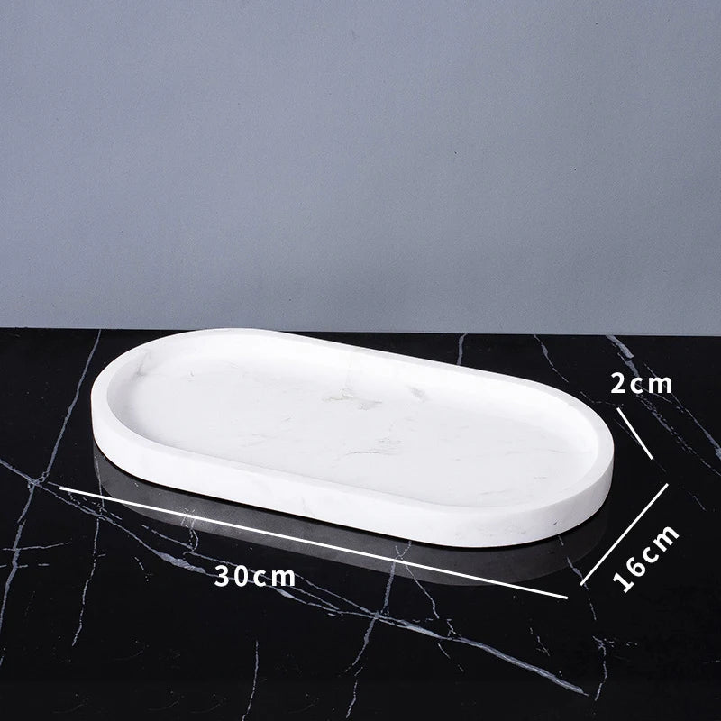 Minimalist Volakas White Natural Marble Set