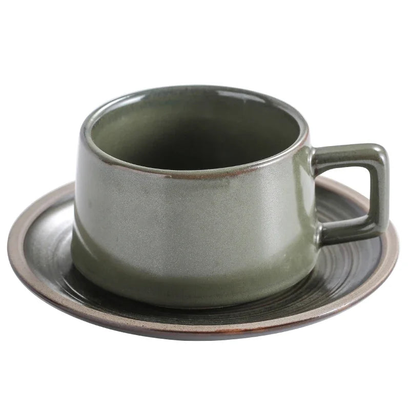 Coarse Pottery Cup Set