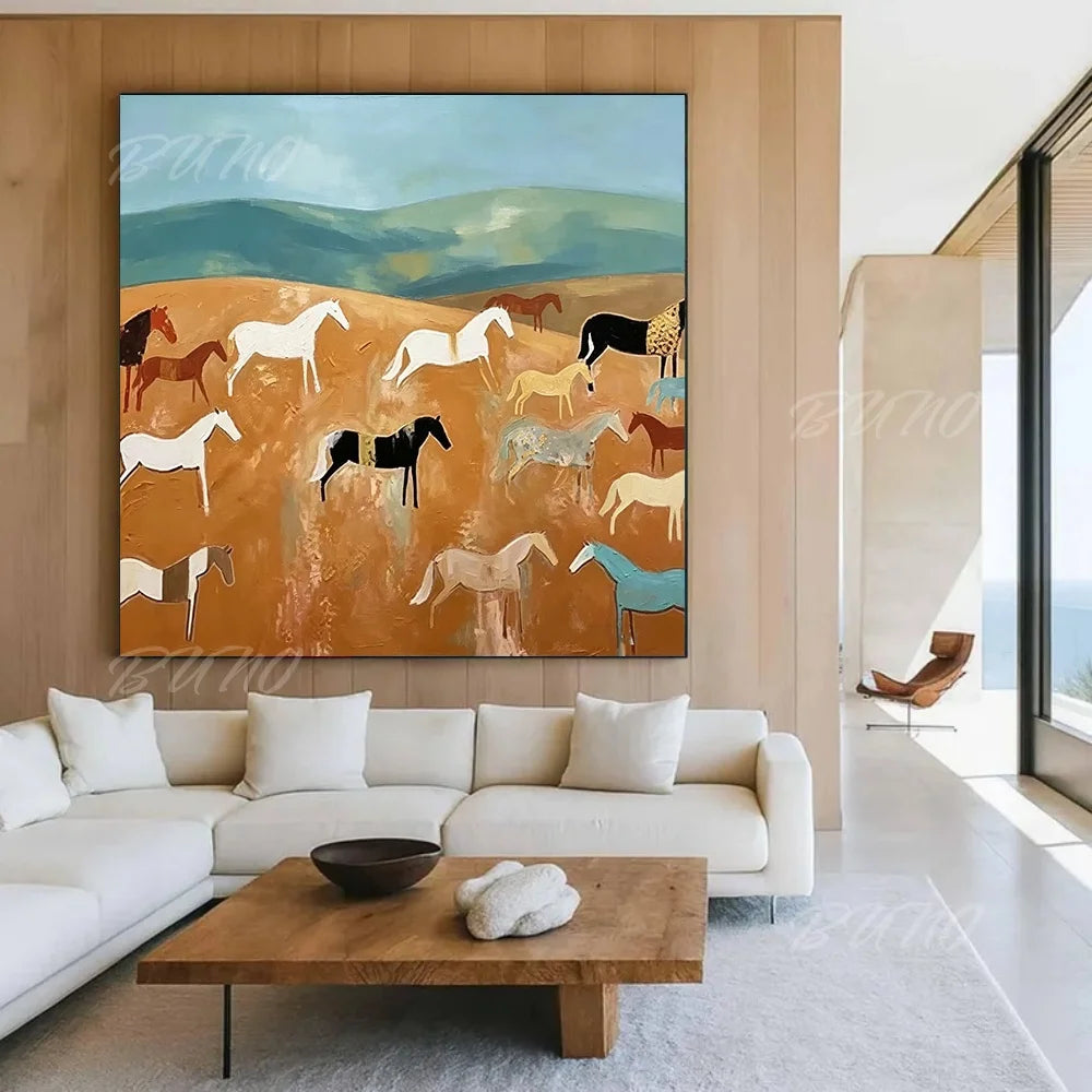 Modern Coastal Textured Painting