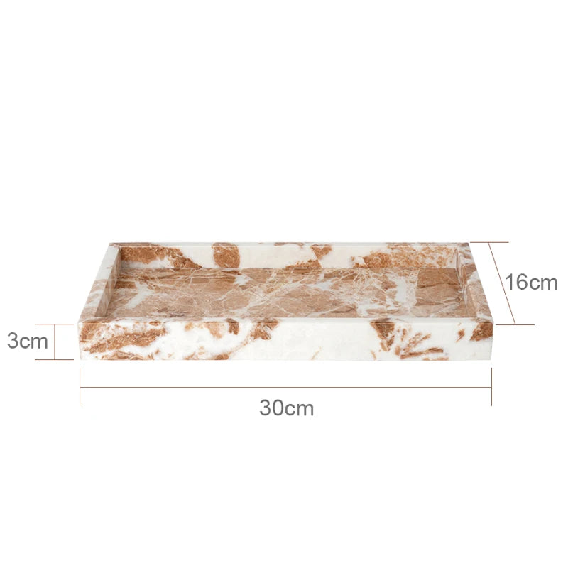Coral Pink Natural Marble Set