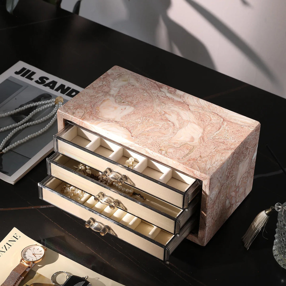 Marble Toiletries Organiser