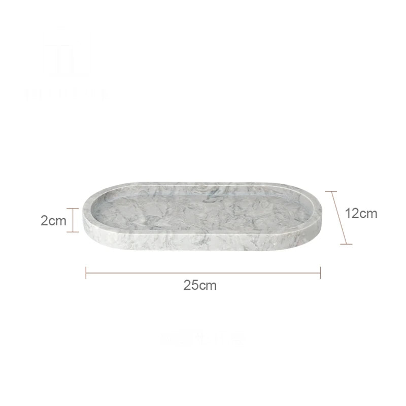Real Luxurious Marble Vanity Tray