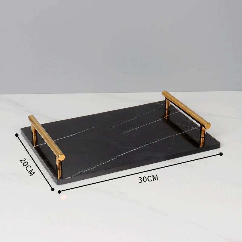 Nero Marquina Natural Marble Bathroom Set
