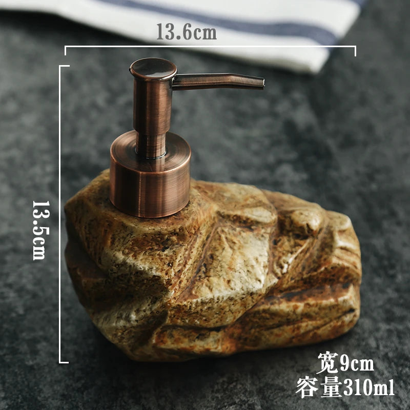 Stone-Effect Lotion Bottle