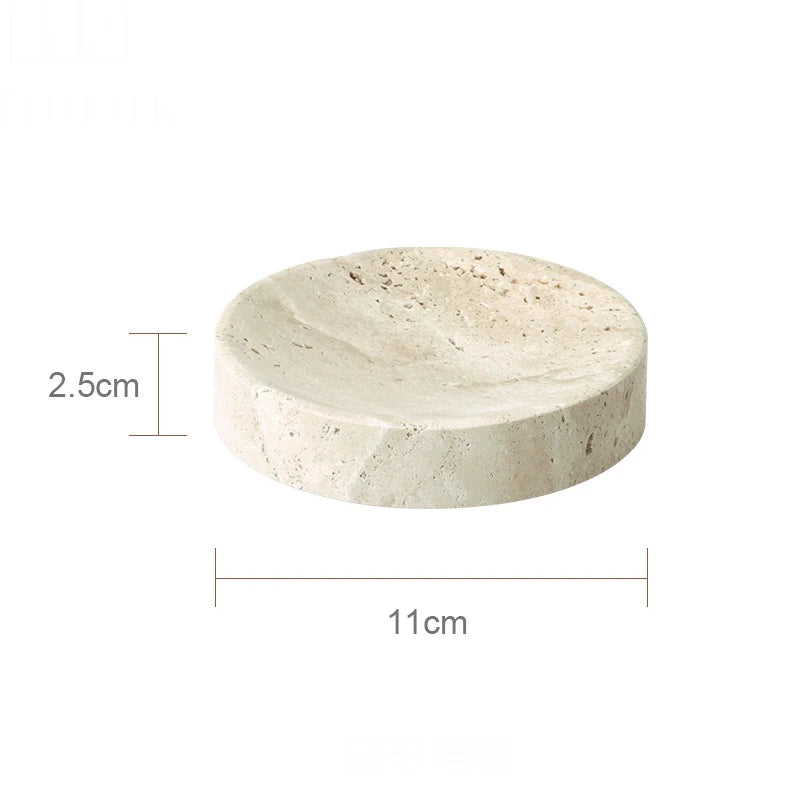 Travertine Vanity Accessories Set