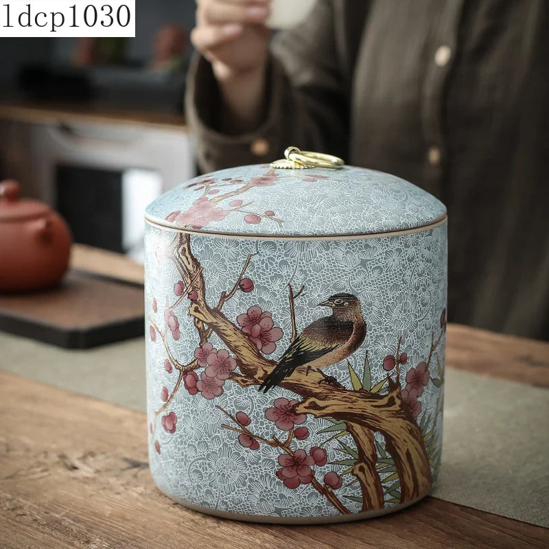 Ceramic Sealed Tea Jar