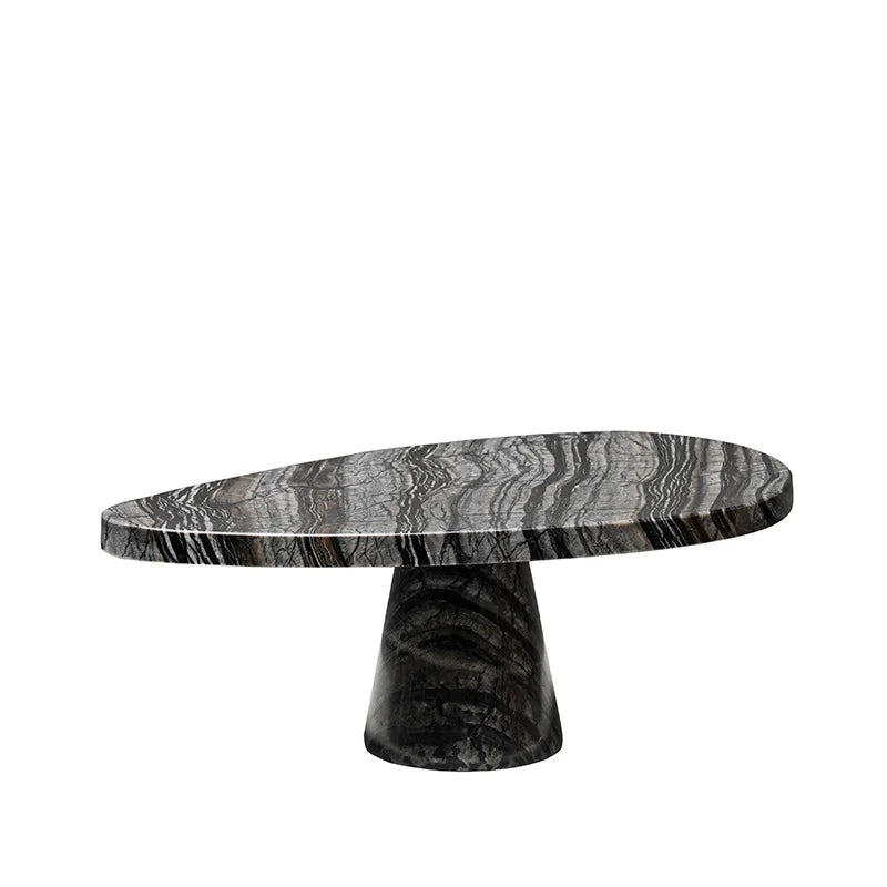 Tall Marble Fruit Stand