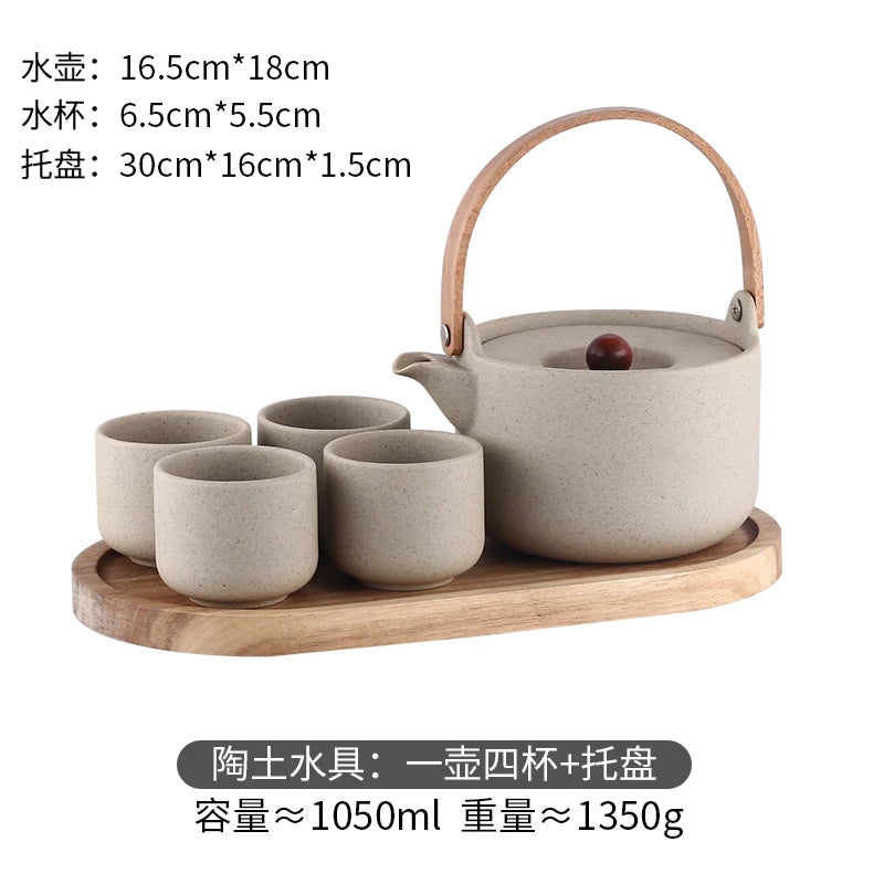 Retro Ceramic Tea Sets Cold