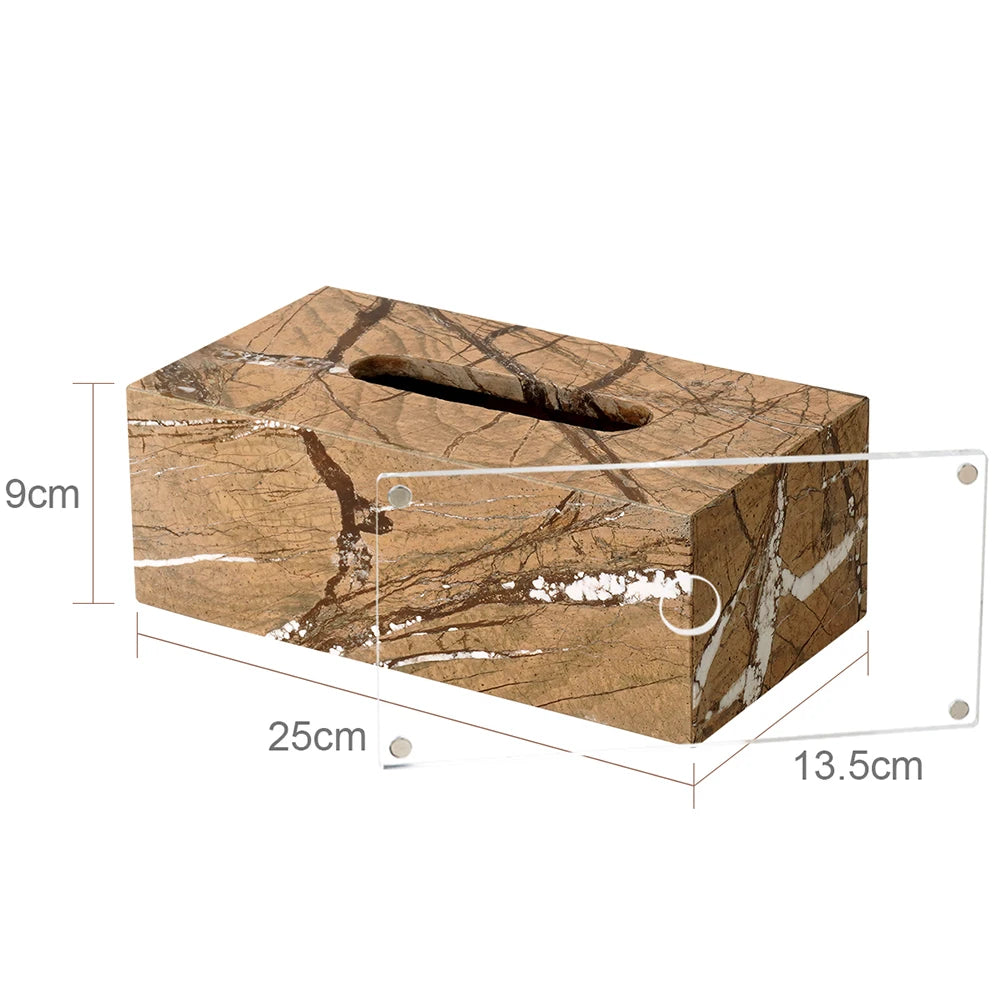 Rainforest Brown Marble Bath Set