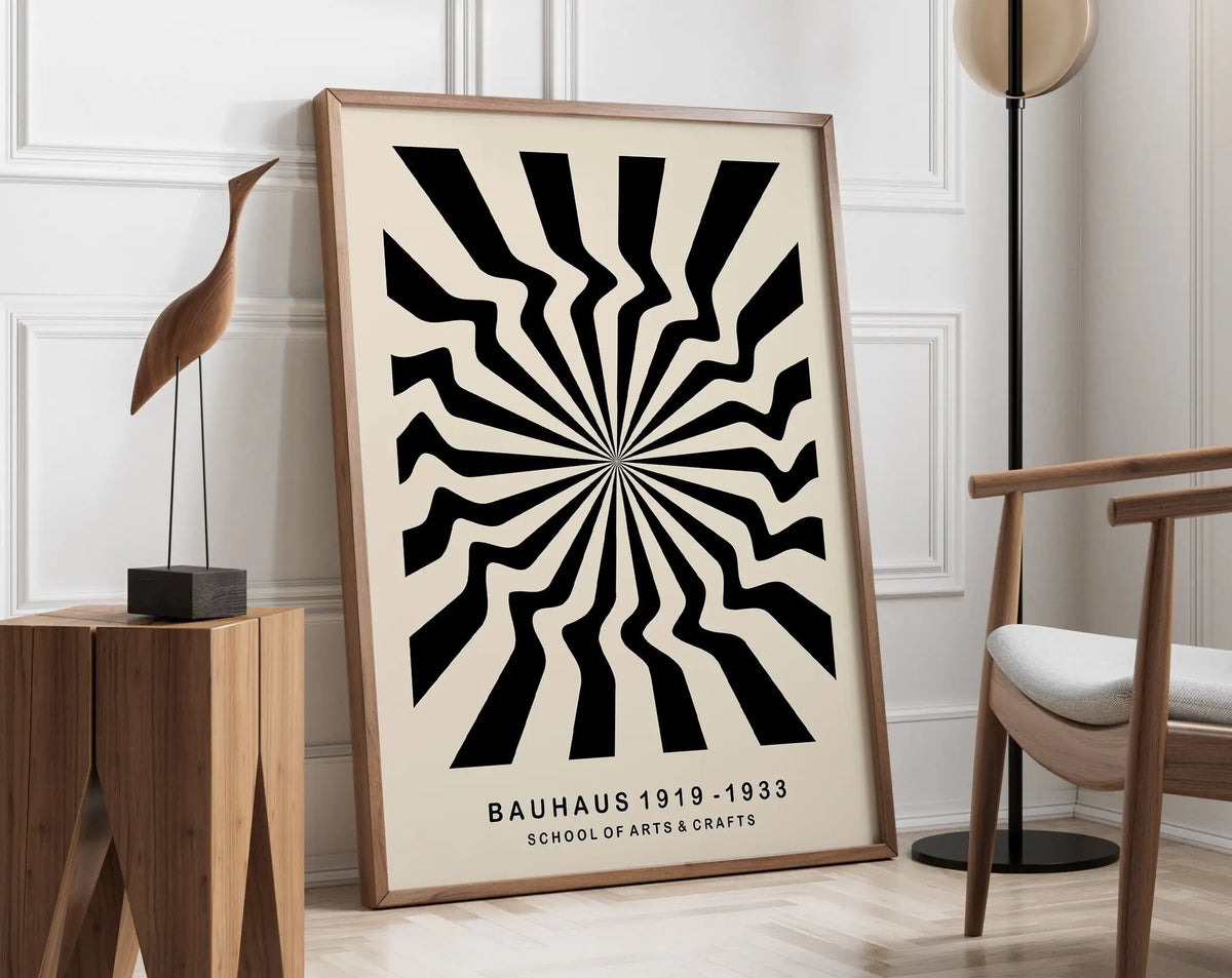 Bauhaus Geometric Poster