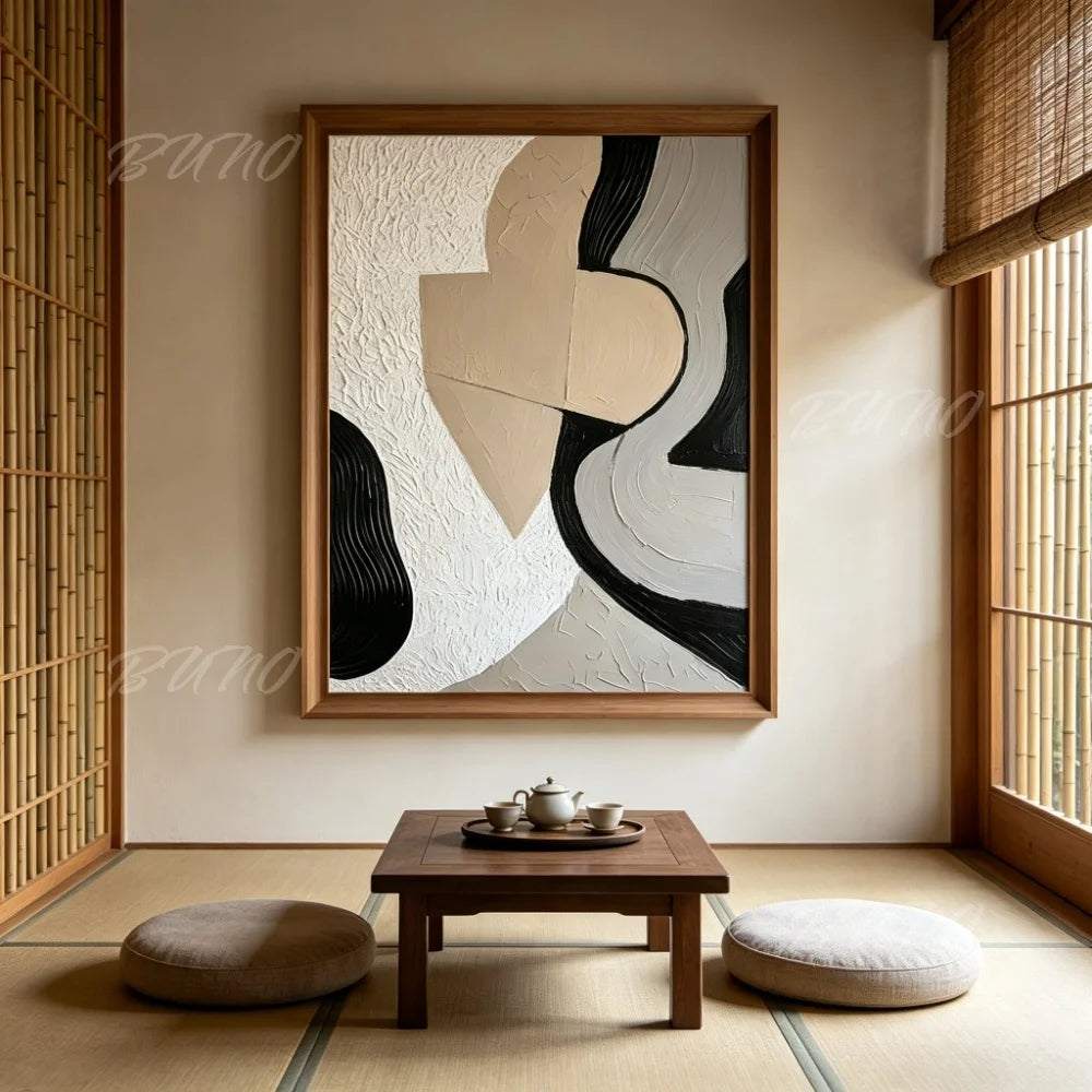 Wabi Sabi Textured Earth Art