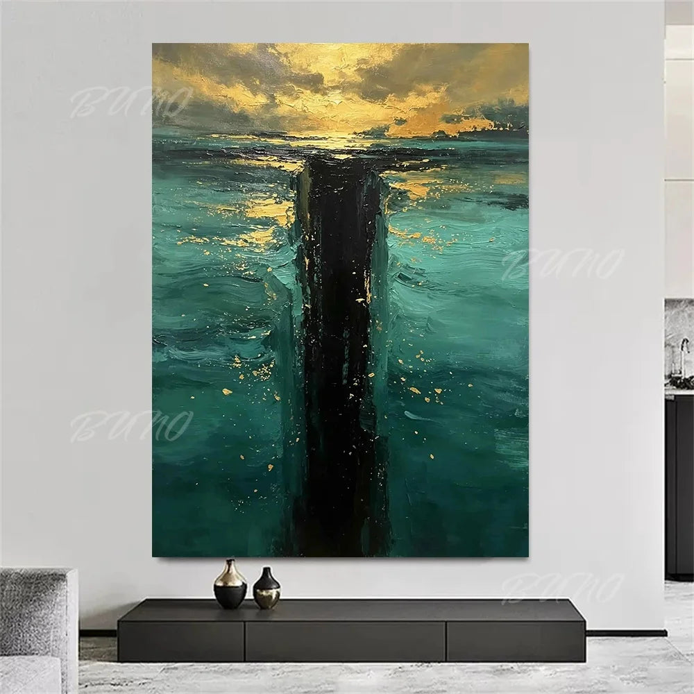 Lake View Palette Painting