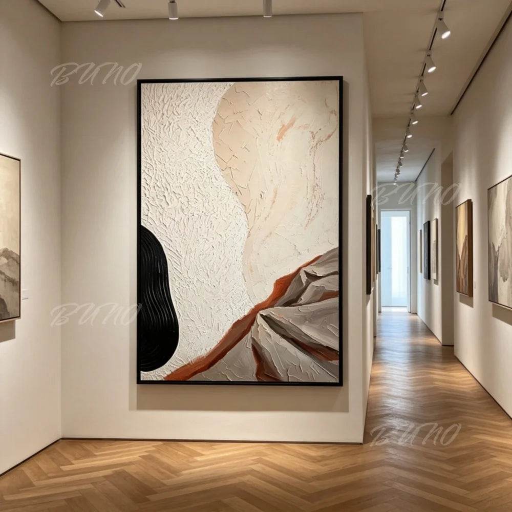 Wabi Sabi Textured Earth Art