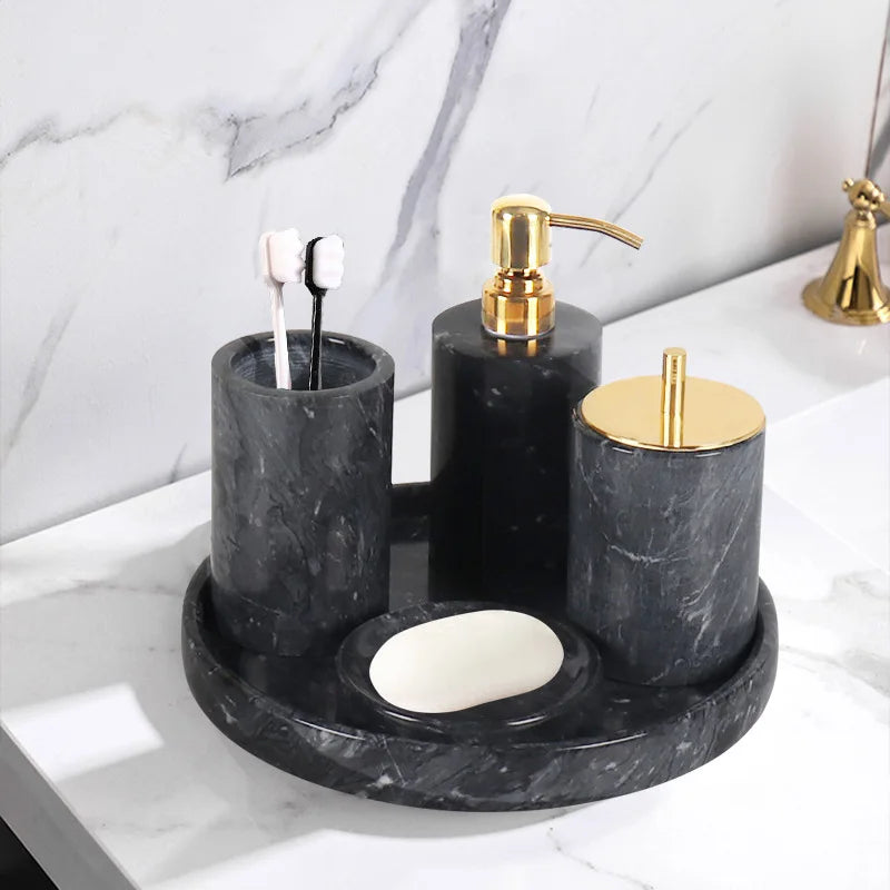 Marble Lotion Bottle Set