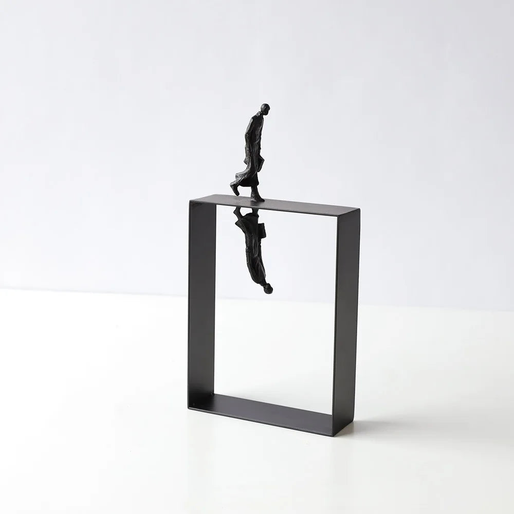 Two Faces Silhouette Statue