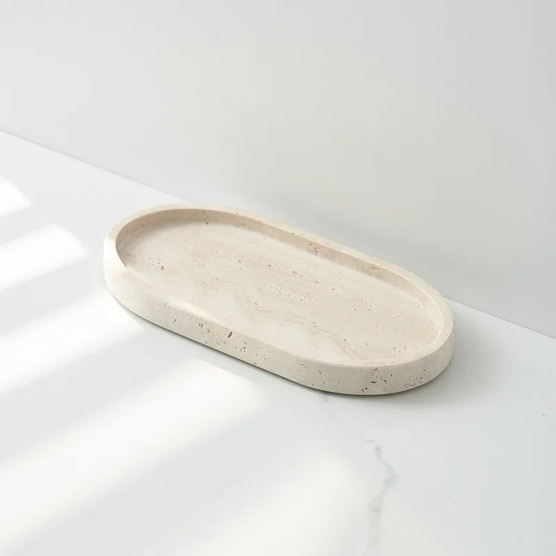Travertine Storage Tray