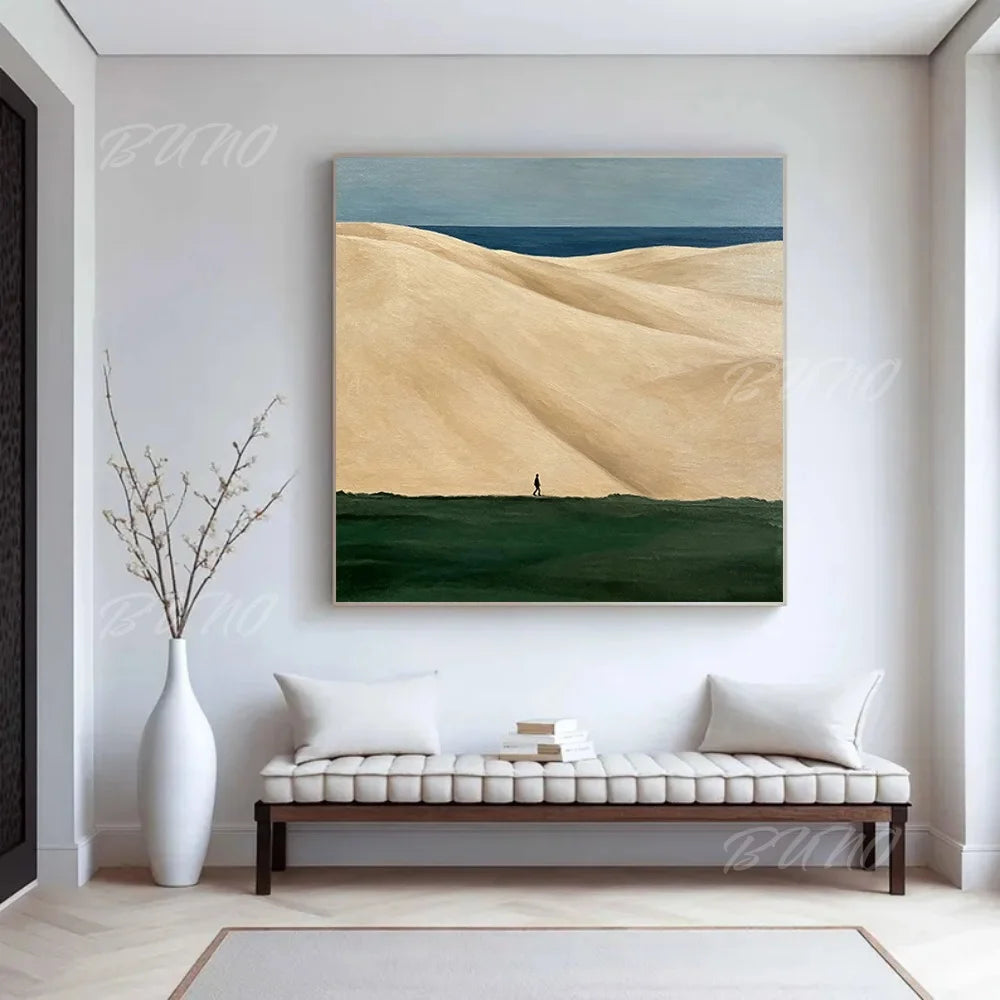 Serene Ocean Landscape Art