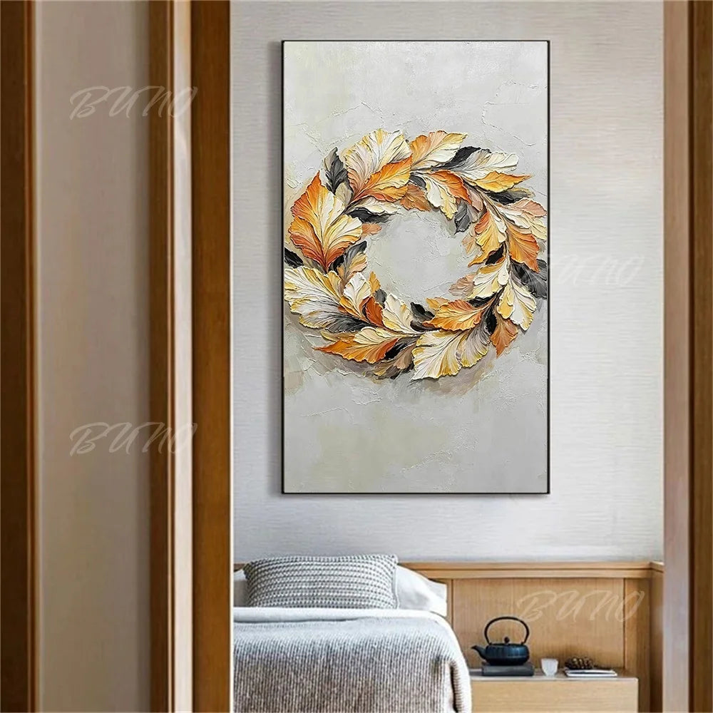 Luxury Gold Floral Painting