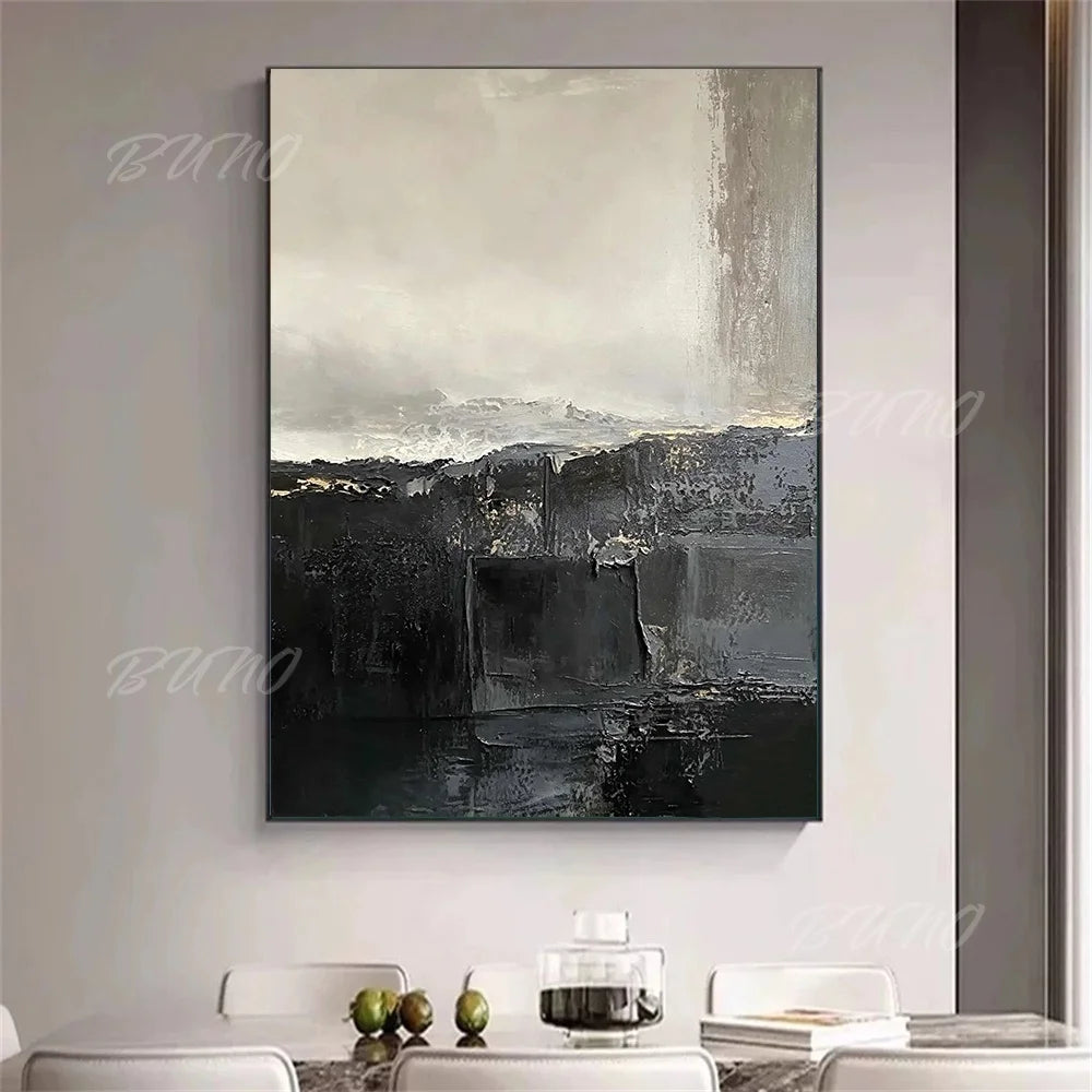 Dark Black Palette Painting