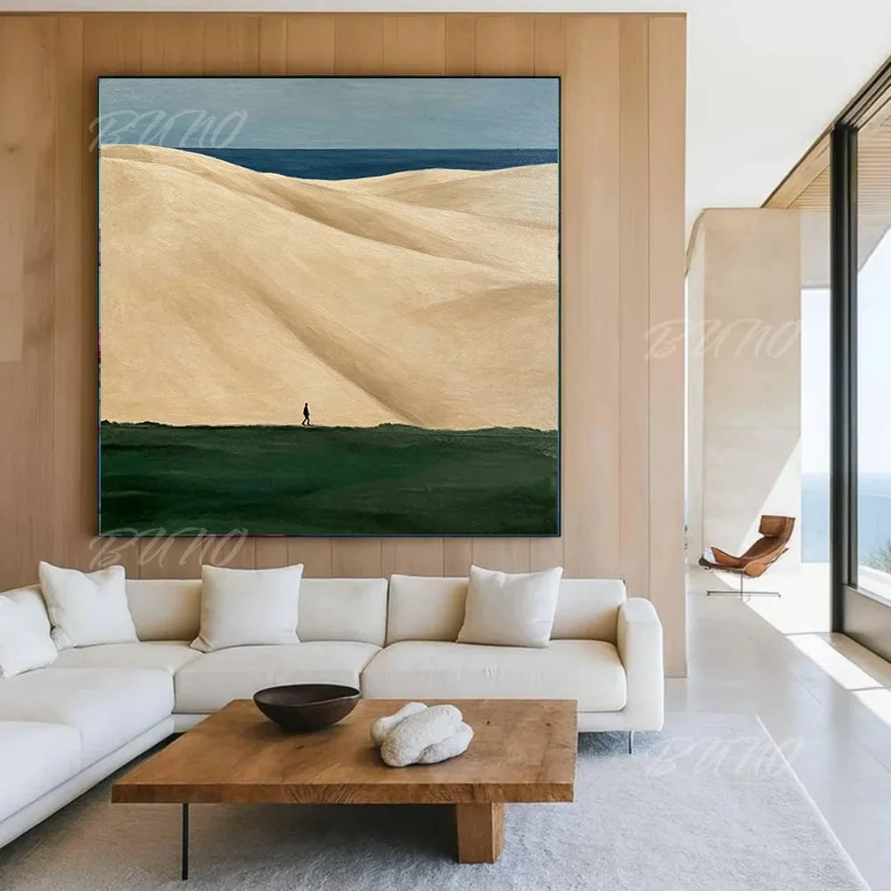 Serene Ocean Landscape Art