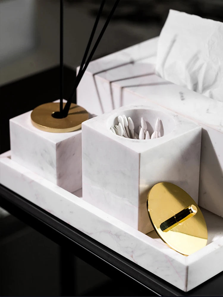 Volakos White Natural Marble Bathroom