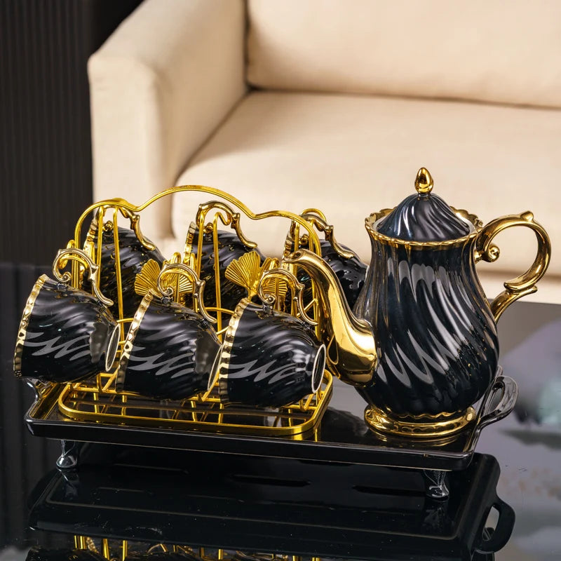 Coffee Cup and Tray Set