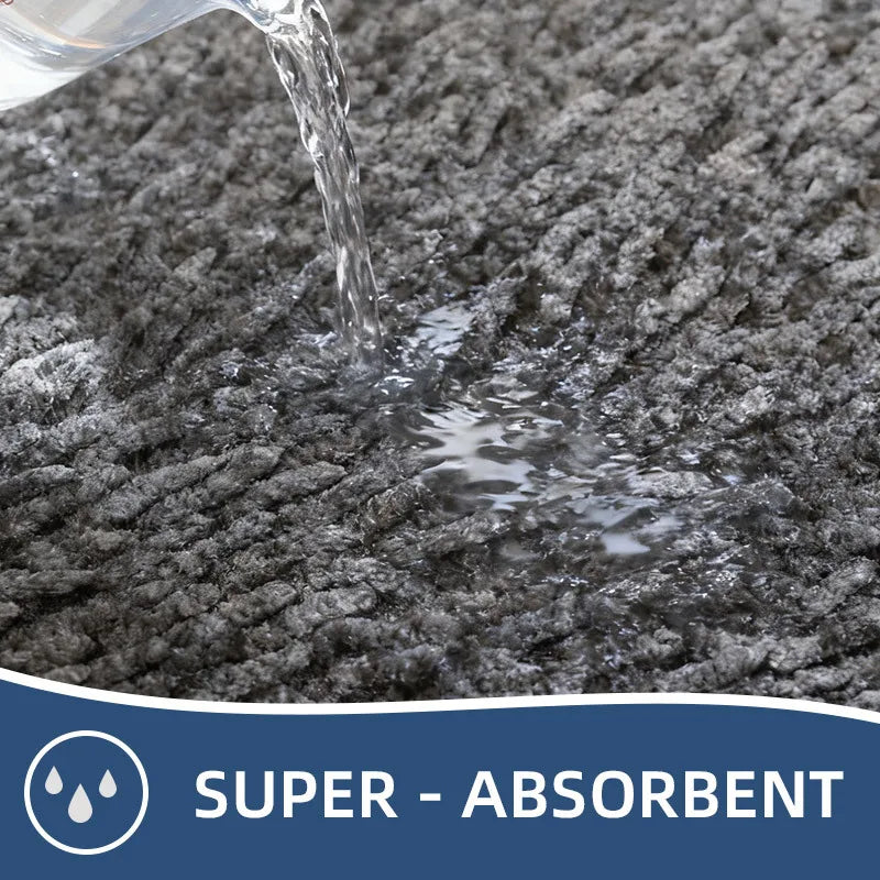 Chenille Bath Mat Set