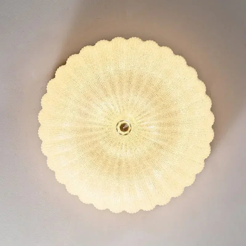 French Style Ceiling Light Cream