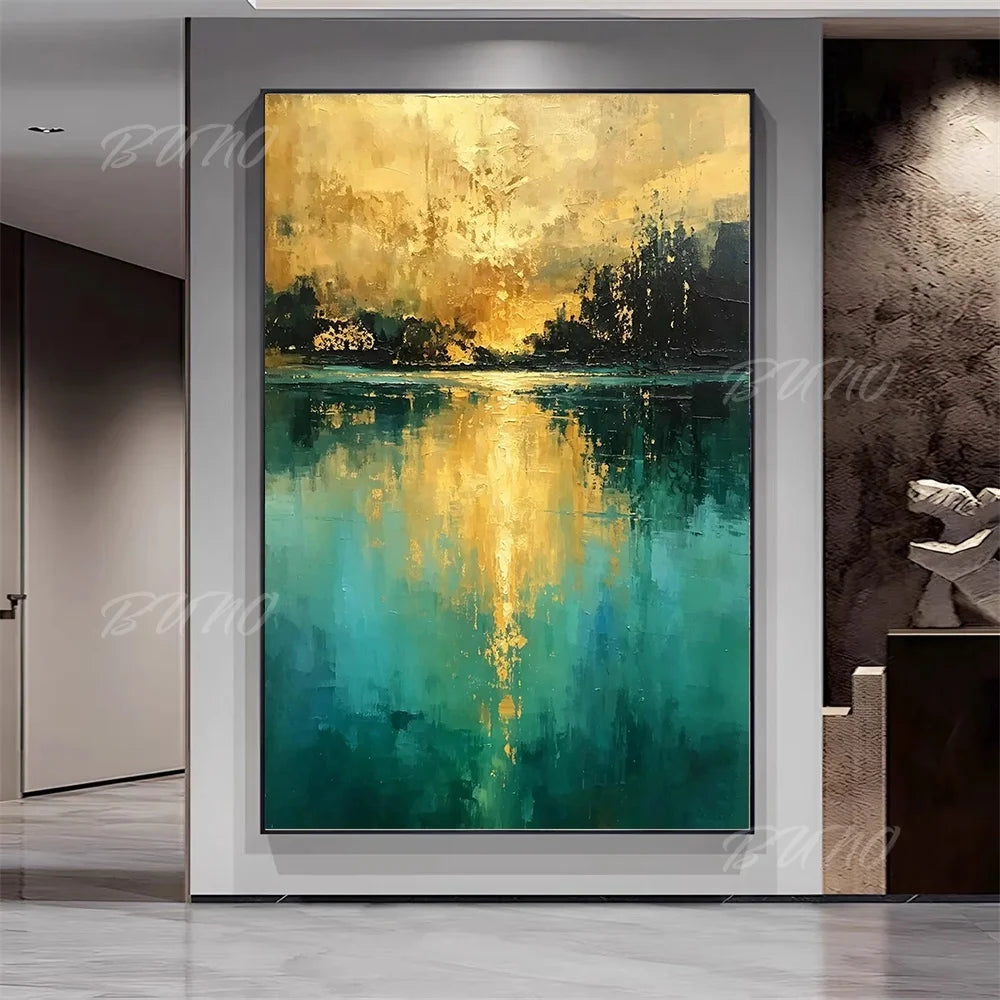 Lake View Palette Painting