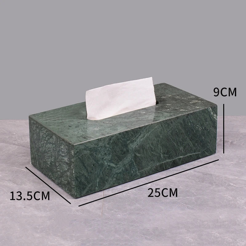 Natural Marble Napkin Tissue Box