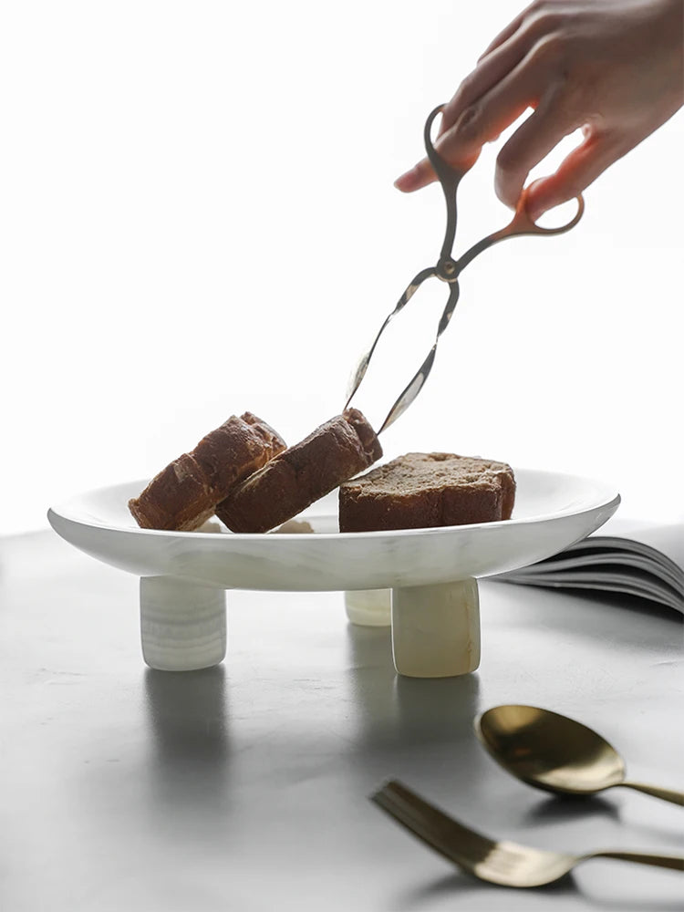 White Onyx Marble Tray