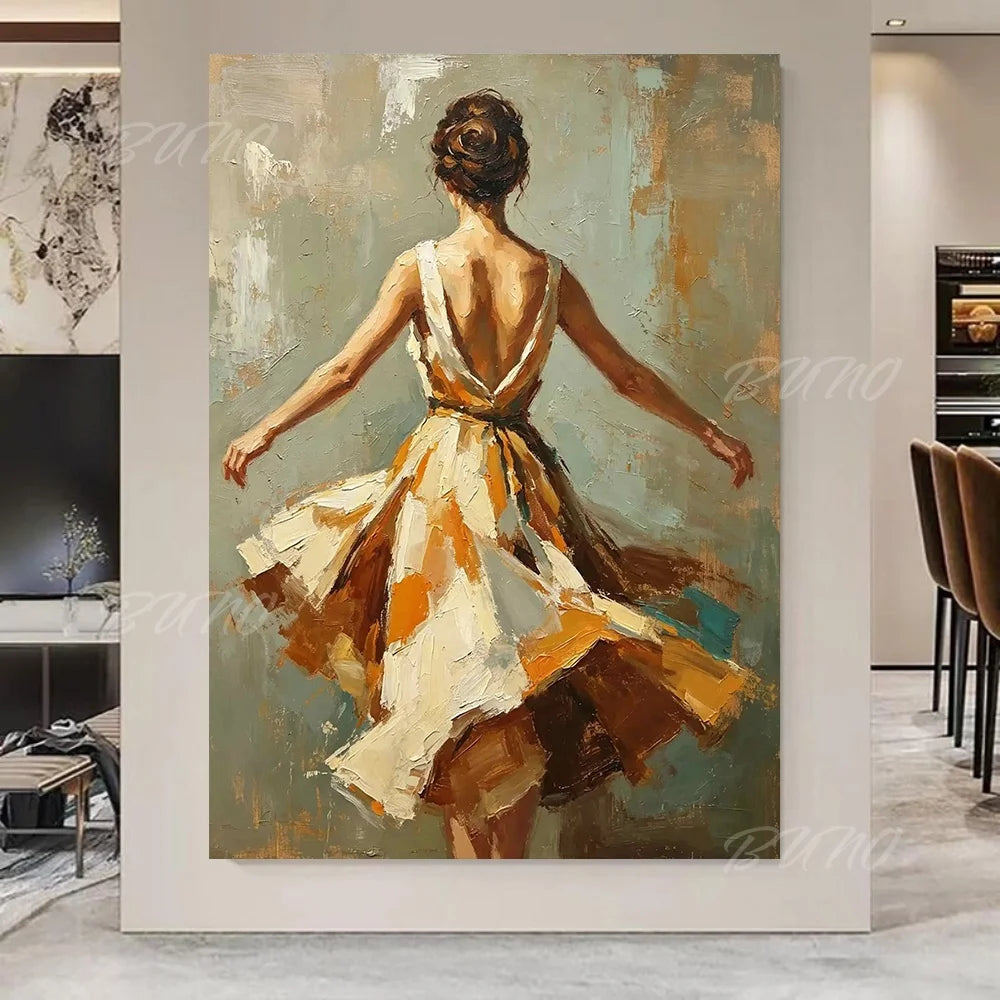 Palette Knife Dancer Art