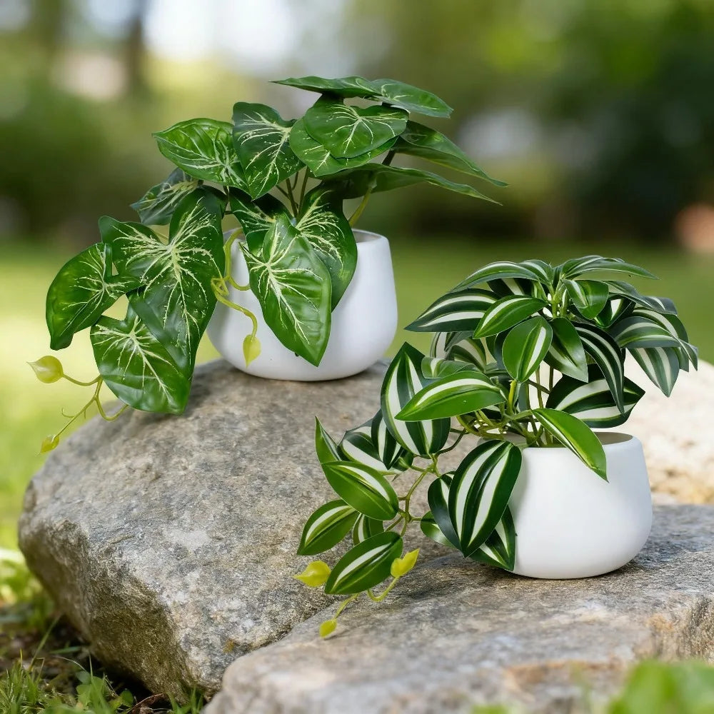 Artificial Foliage Plant Pot Bonsai