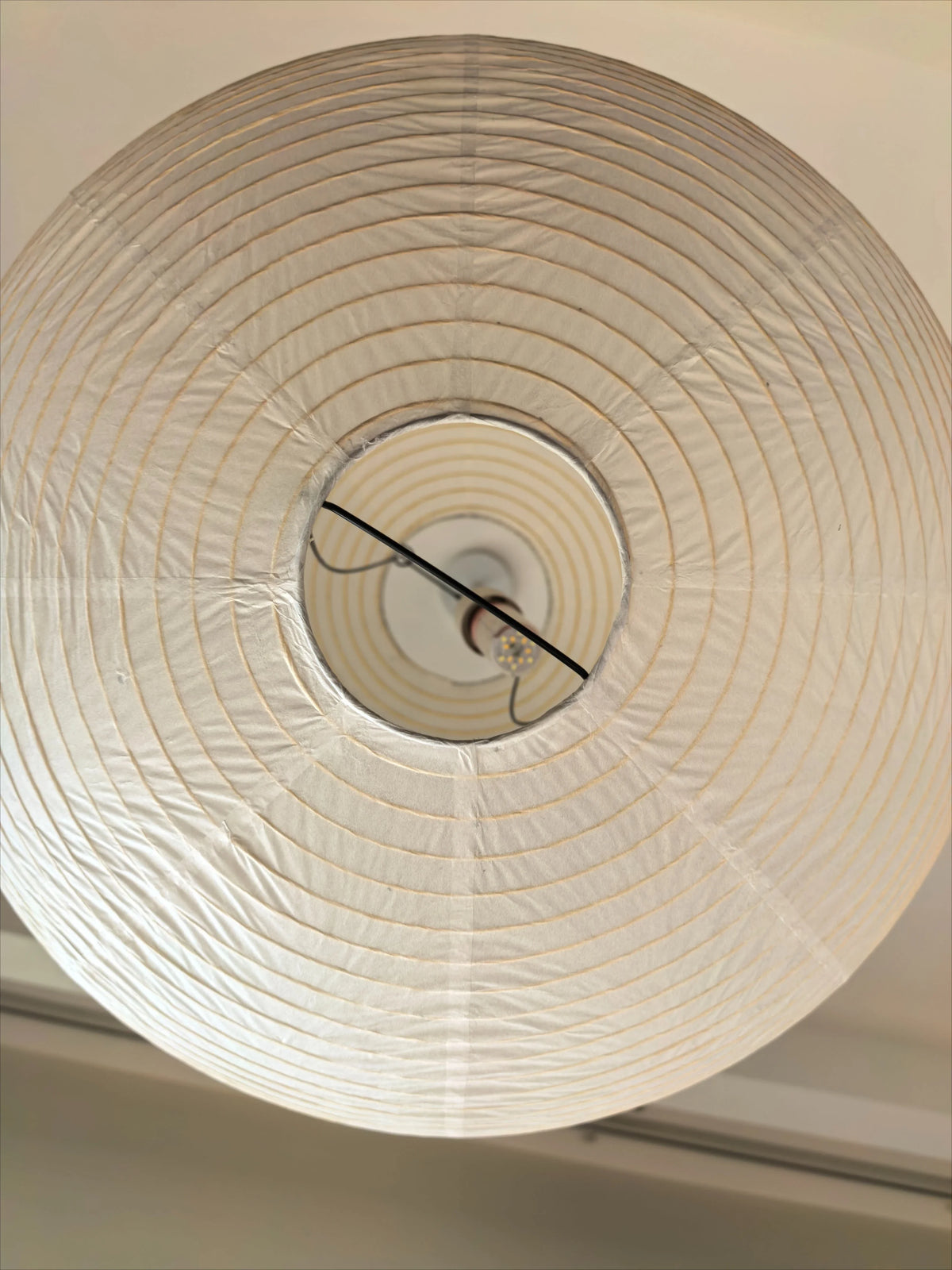 Japanese Noguchi Style Rice Paper Pendant