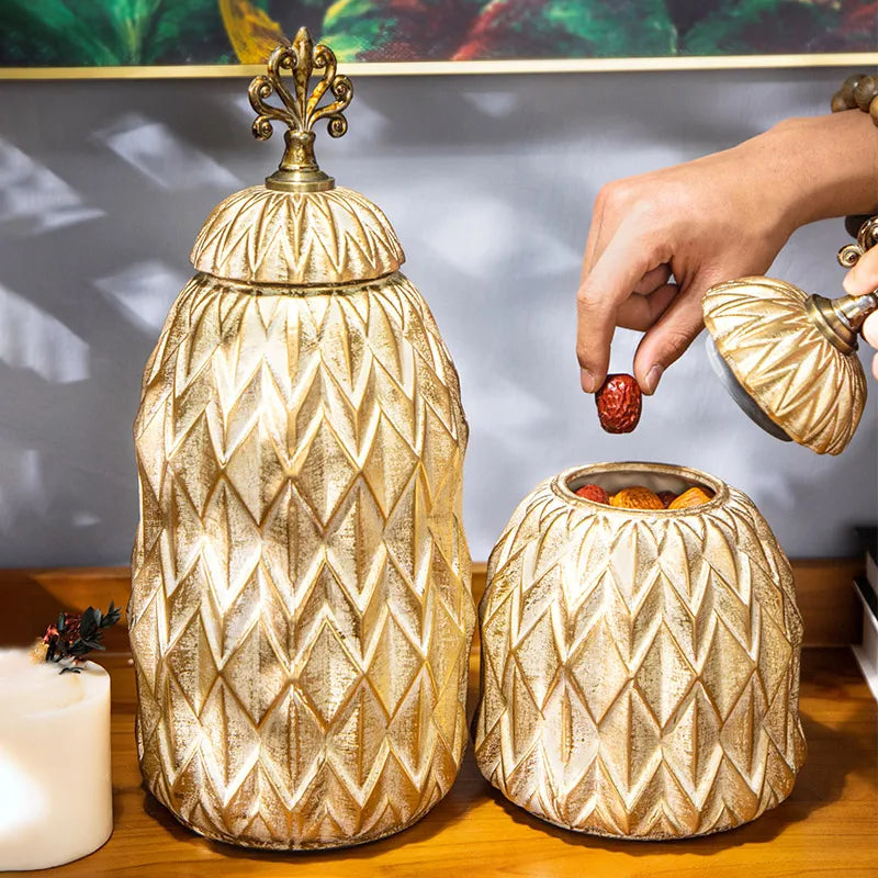 Large Ceramic Storage Jar