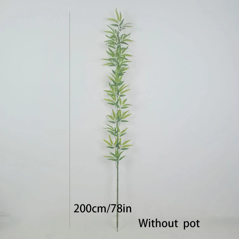 Faux Bamboo Leaf Tree