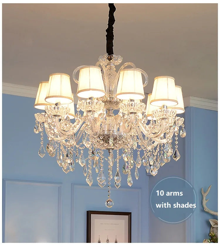 Grand Crystal LED Chandelier