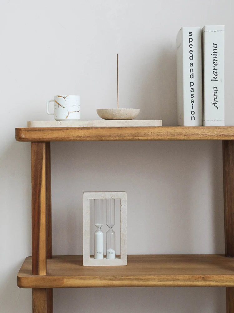 Vintage Travertine Incense Stick Holder