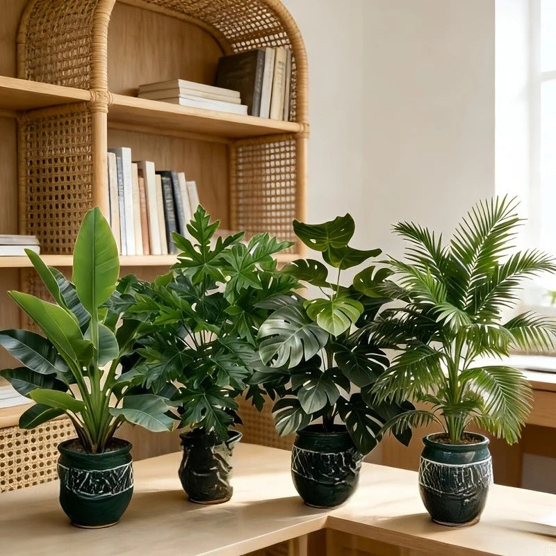 Areca Palm Leaf Quartet