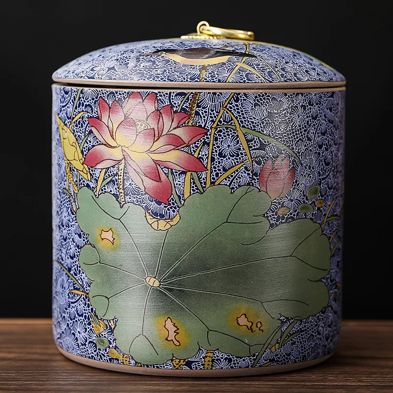 Ceramic Sealed Tea Jar