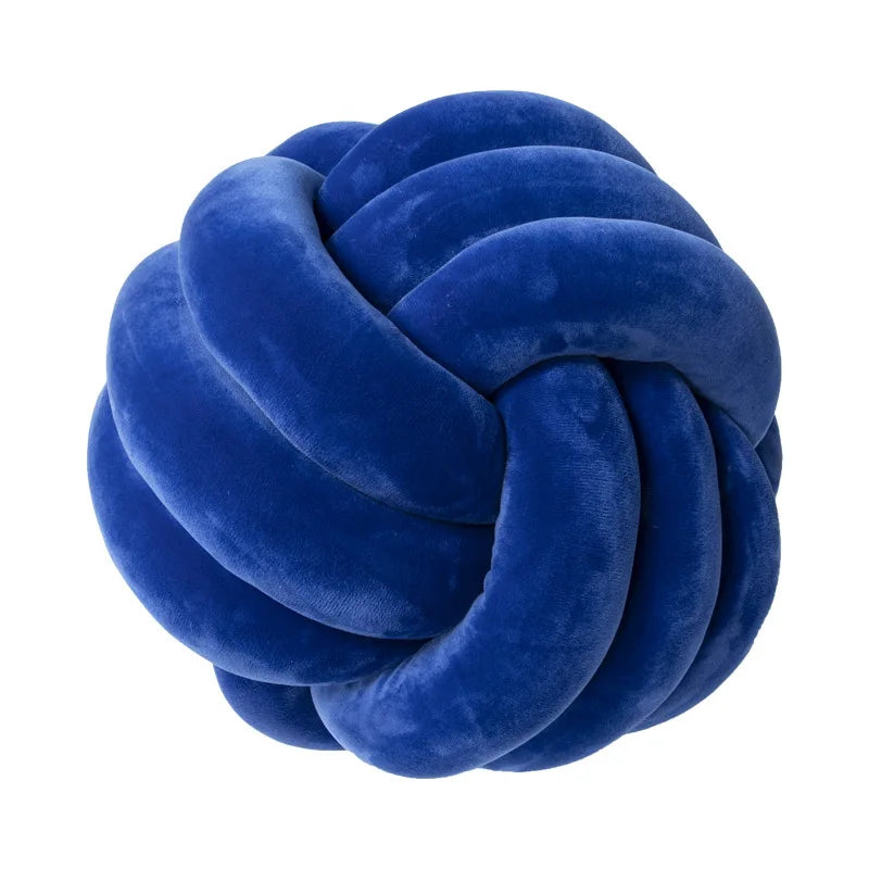 Lilac Knot Globe Plush Cushion